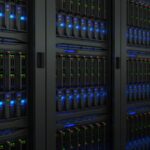 Interior of one of the data centers that consumes the most power
